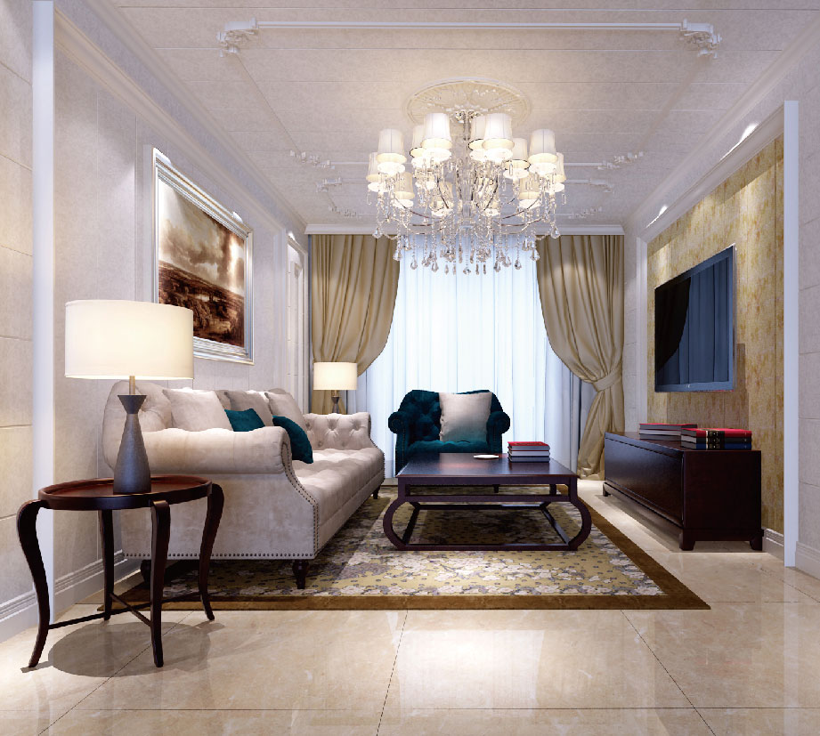 典尚效果圖-客廳