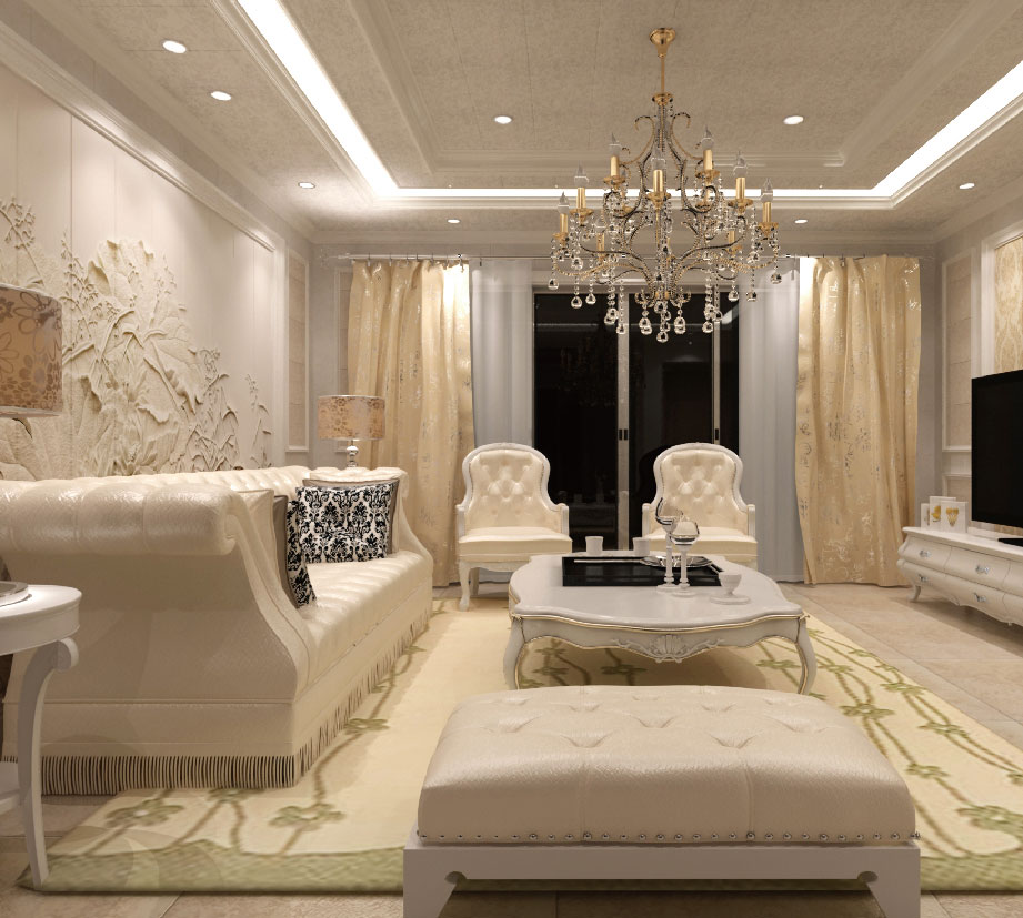 典尚效果圖-客廳